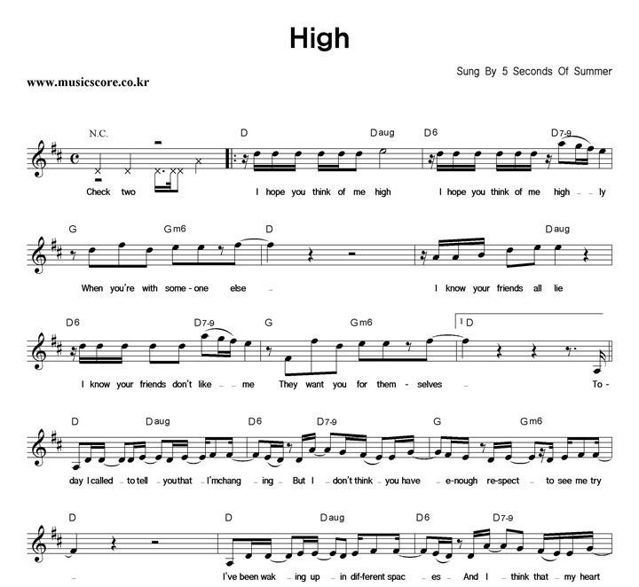 5 Seconds Of Summer High Ǻ