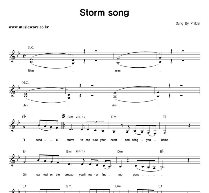 Phildel Storm Song Ǻ