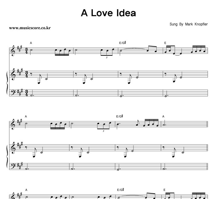 Mark Knopfler A Love Idea ǾƳ Ǻ