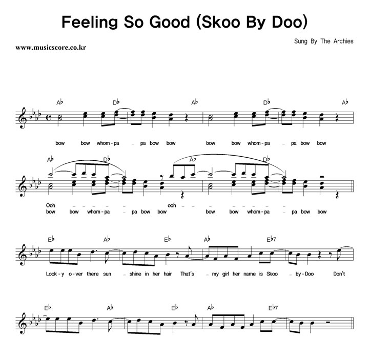 The Archies Feeling So Good Ǻ