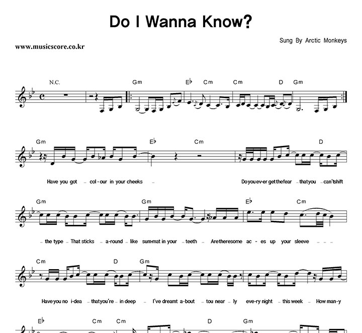 Arctic Monkeys Do I Wanna Know? Ǻ
