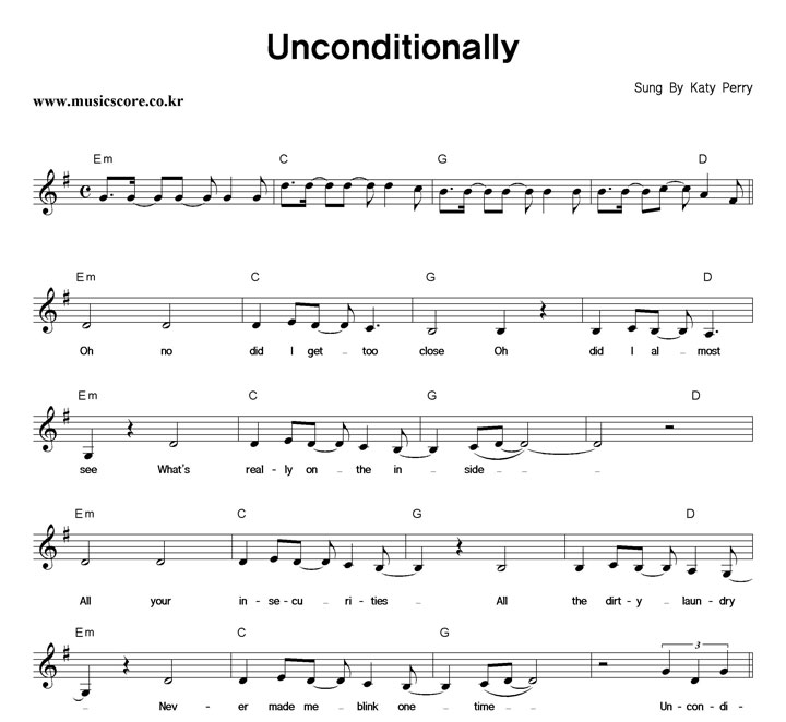 Katy Perry Unconditionally Ǻ