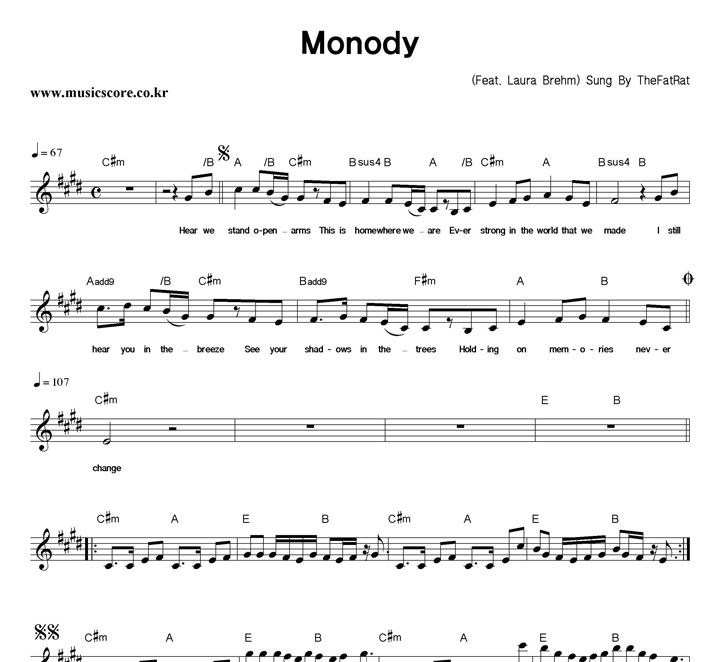 TheFatRat Monody (Radio Edit) Ǻ