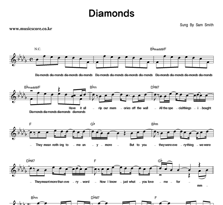 Sam Smith Diamonds Ǻ