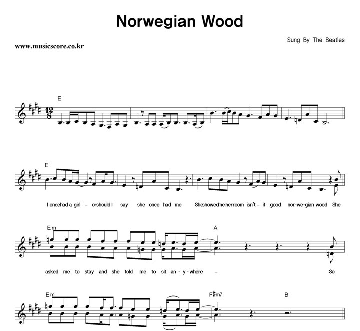 The Beatles Norwegian Wood Ǻ
