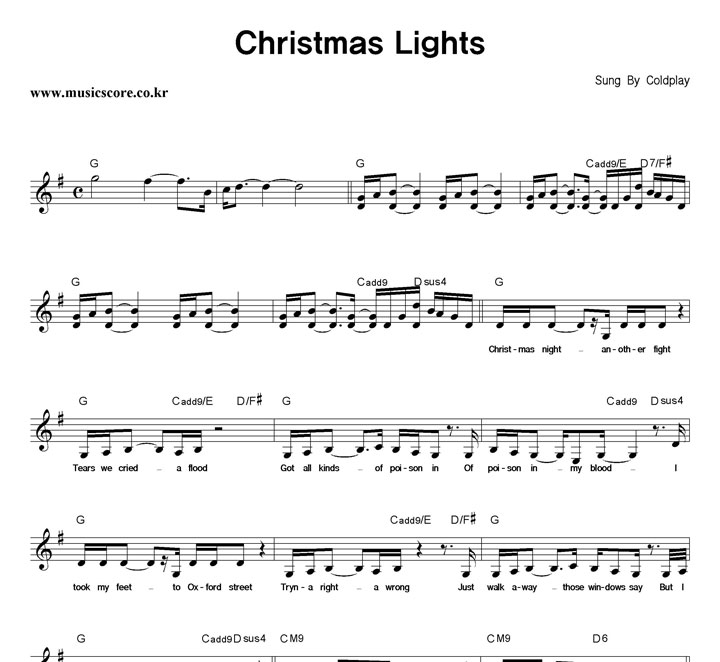 Coldplay Christmas Lights Ǻ
