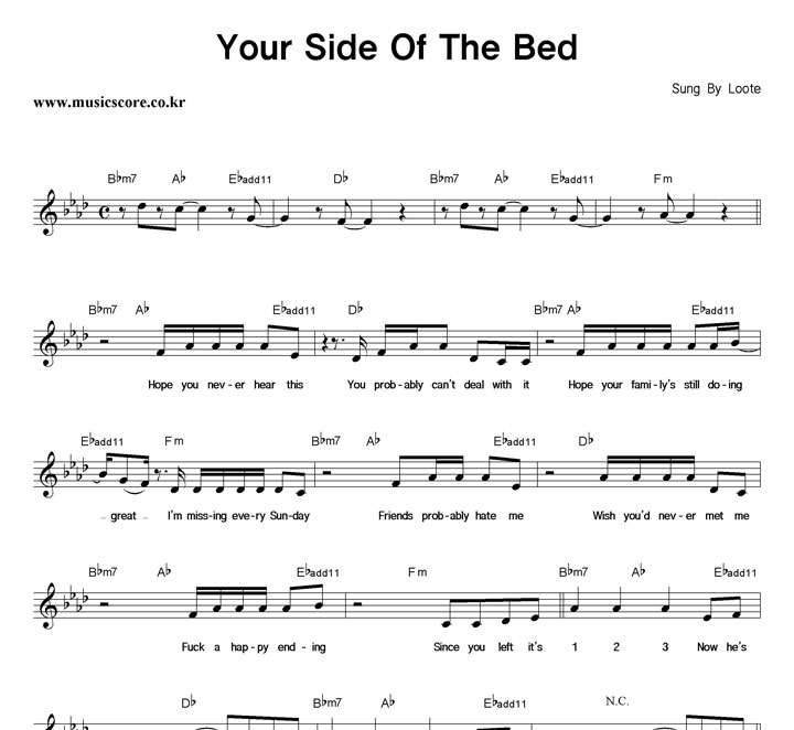 Loote Your Side Of The Bed Ǻ