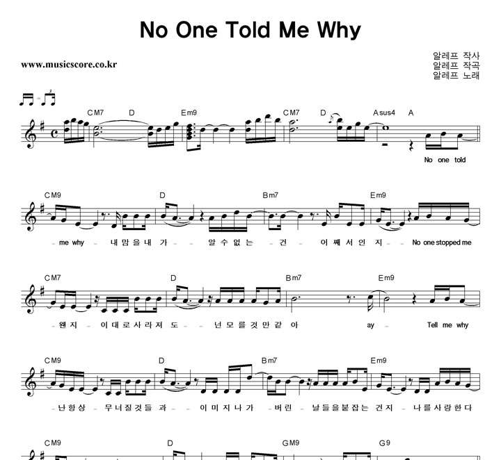 ˷ No One Told Me Why Ǻ