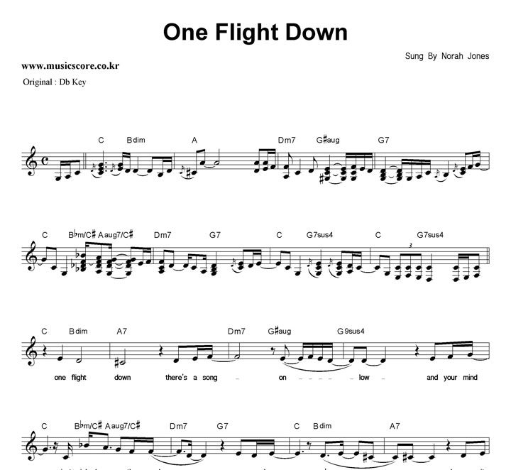Norah Jones One Flight Down  CŰ Ǻ