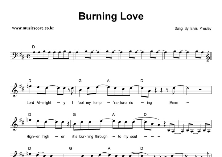 Elvis Presley Burning Love Ǻ