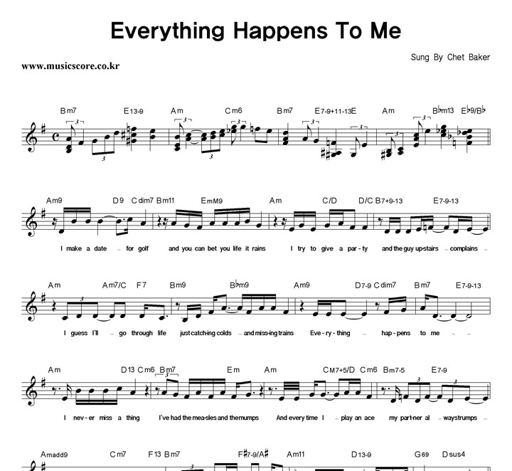 Chet Baker Everything Happens To Me Ǻ