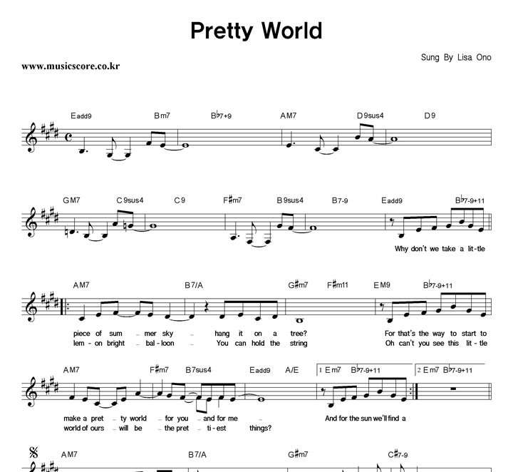 Lisa Ono Pretty World Ǻ