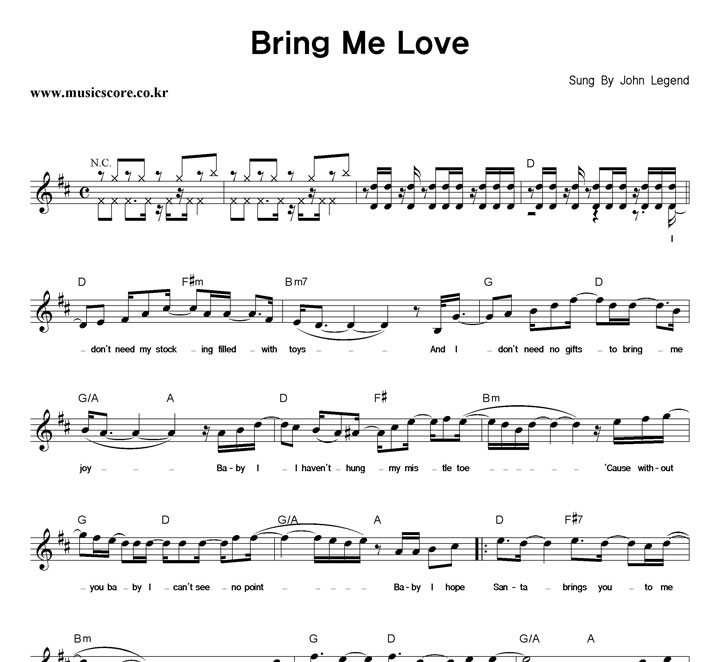 John Legend Bring Me Love Ǻ