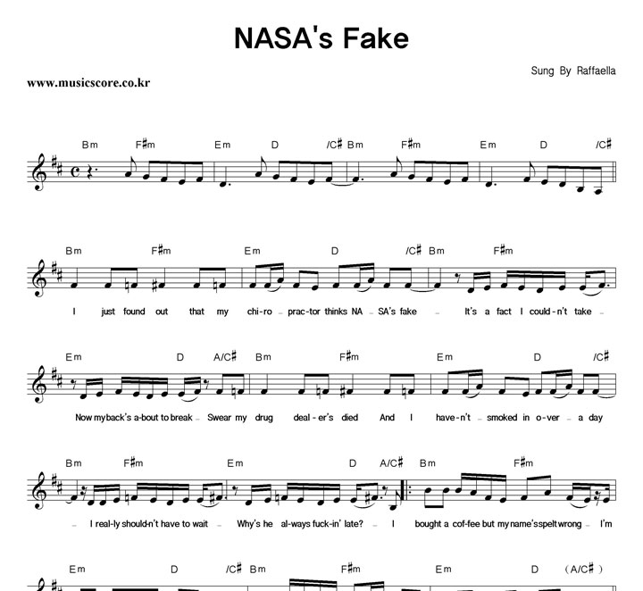 Raffaella NASA's Fake Ǻ