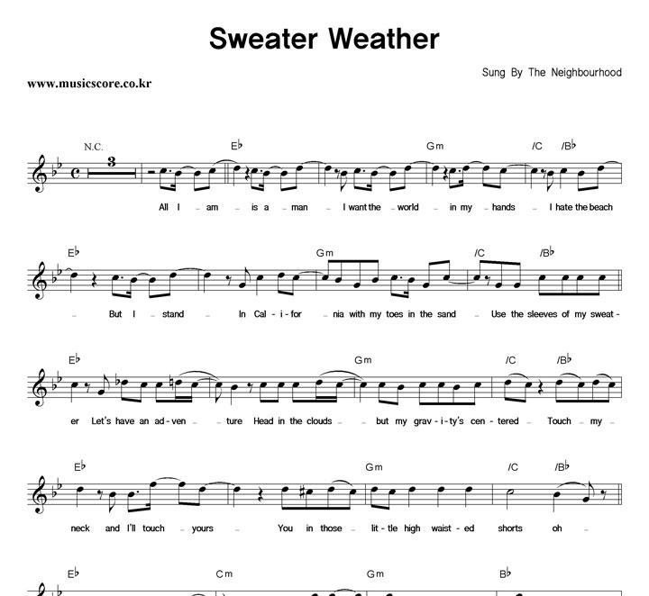 The Neighbourhood Sweater Weather Ǻ