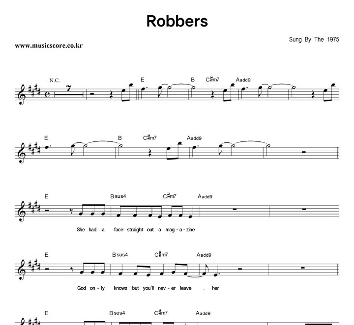 The 1975 Robbers Ǻ