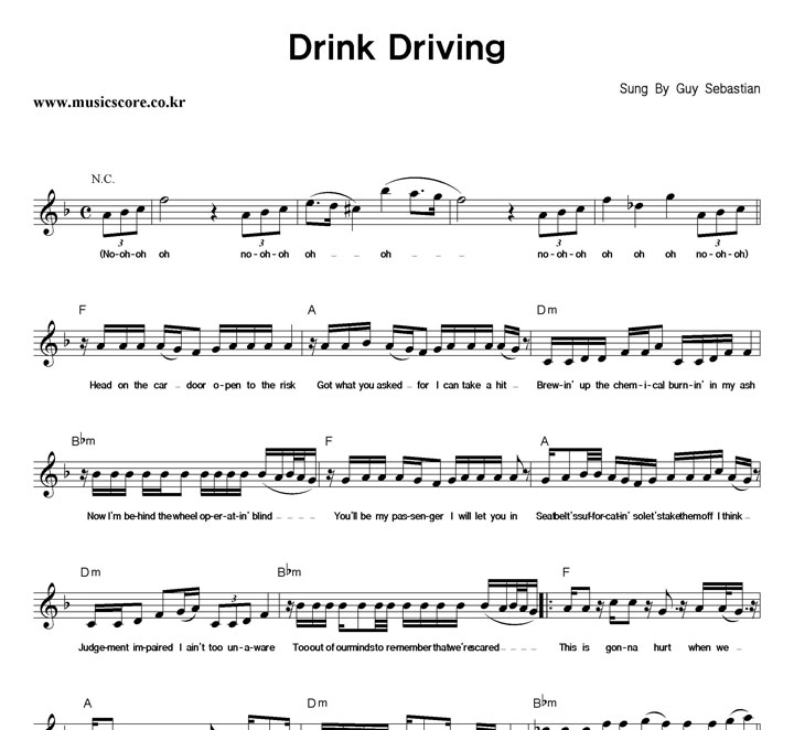 Guy Sebastian Drink Driving Ǻ