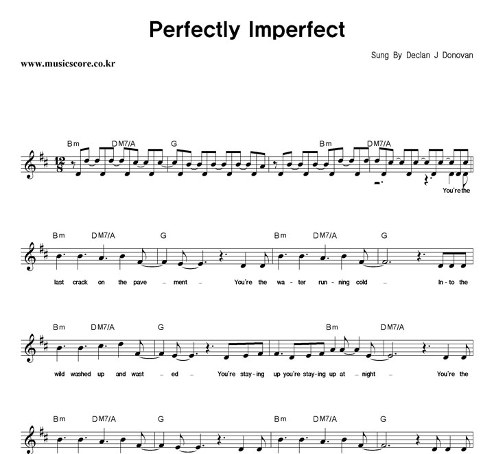 Declan J Donovan Perfectly Imperfect Ǻ