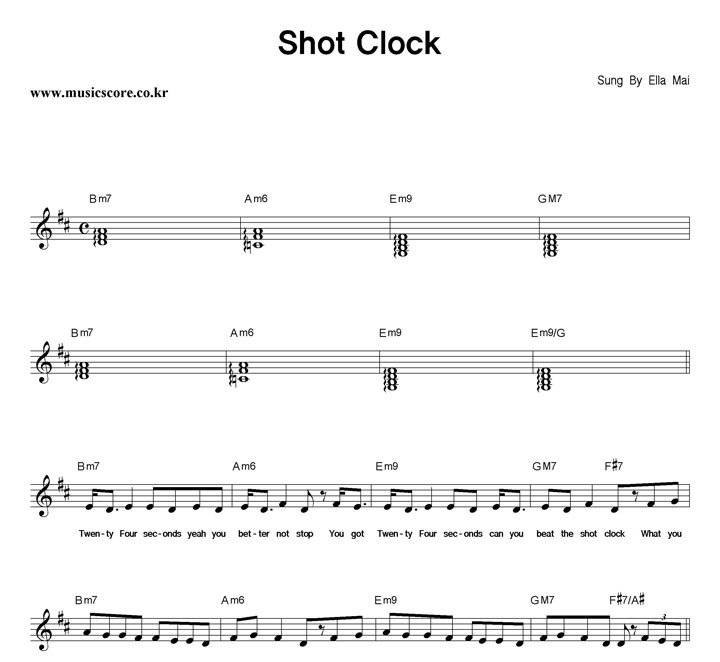 Ella Mai Shot Clock Ǻ