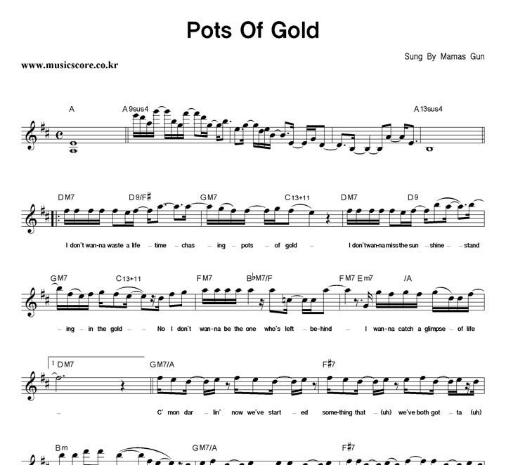 Mamas Gun Pots Of Gold Ǻ