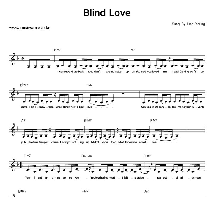 Lola Young Blind Love Ǻ