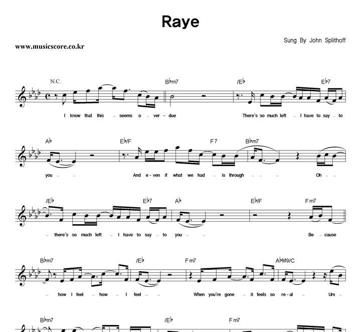 John Splithoff Raye Ǻ