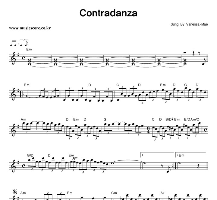 Vanessa-Mae Contradanza Ǻ