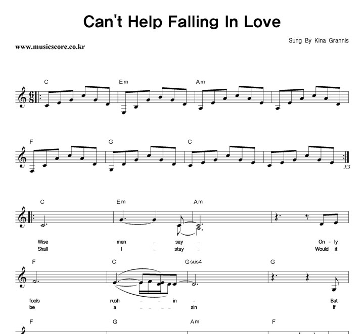 Kina Grannis Can't Help Falling In Love Ǻ