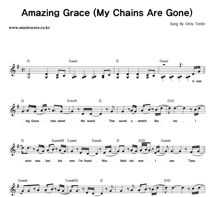 Chris Tomlin Amazing Grace (My Chains Are Gone) Ǻ