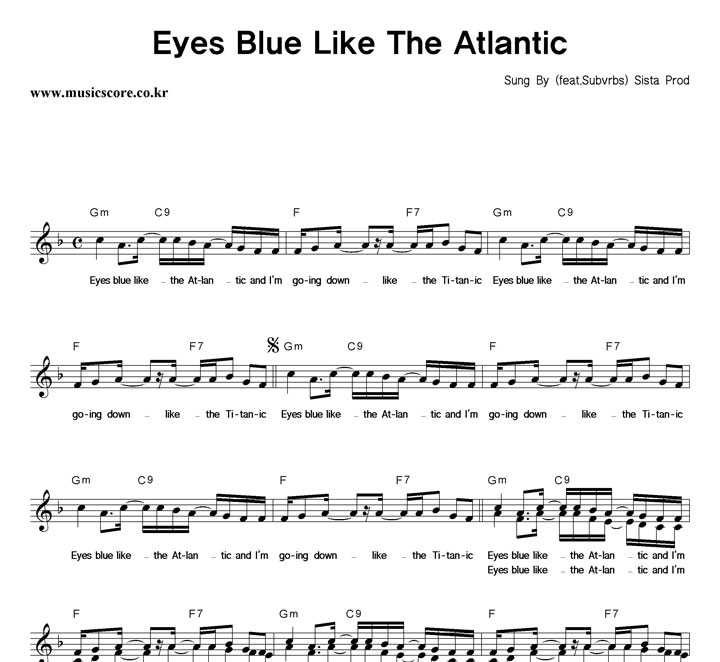Sista Prod Eyes Blue Like The Atlantic Ǻ