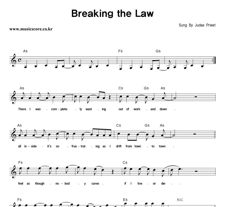 Judas Priest Breaking The Law Ǻ