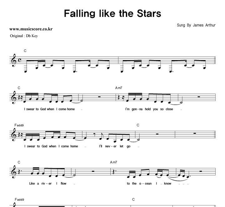 James Arthur Falling Like The Stars  CŰ Ǻ