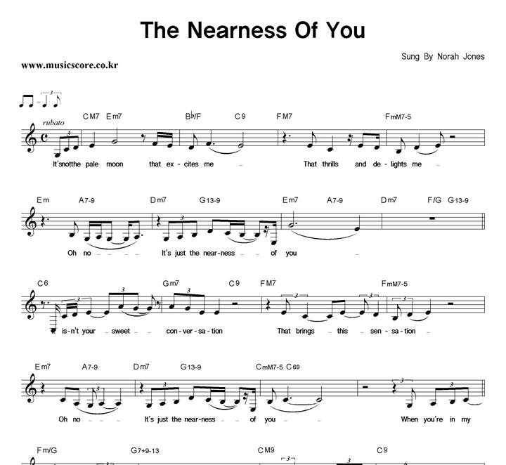 Norah Jones The Nearness Of You Ǻ