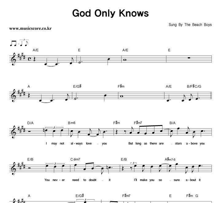 The Beach Boys God Only Knows Ǻ