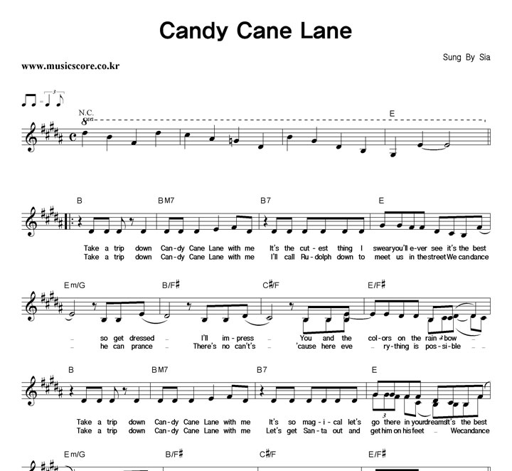 Sia Candy Cane Lane Ǻ