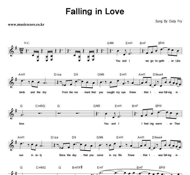 Cody Fry Falling In Love Ǻ