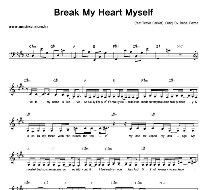 Bebe Rexha Break My Heart Myself Ǻ