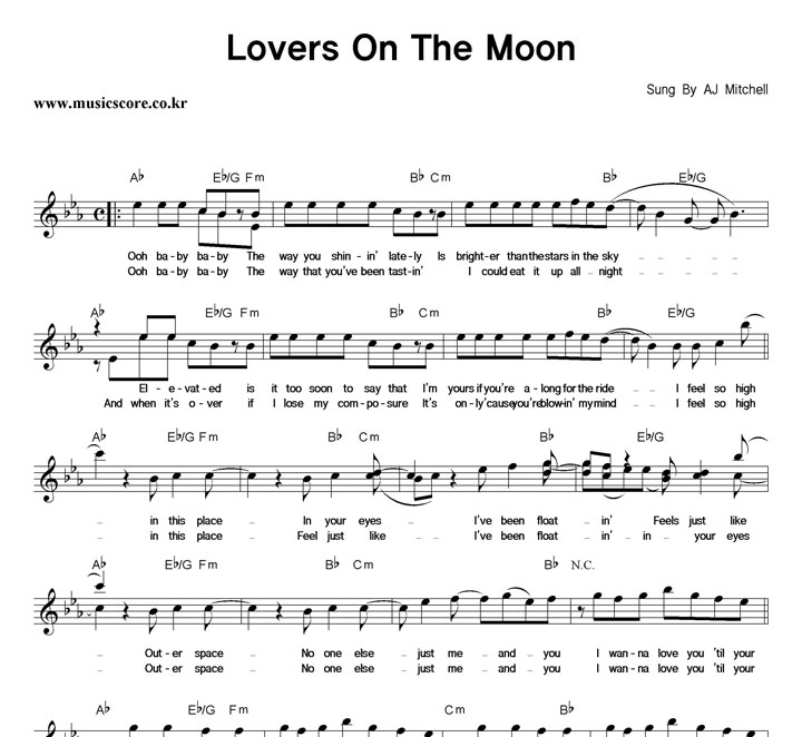 AJ Mitchell Lovers On The Moon Ǻ