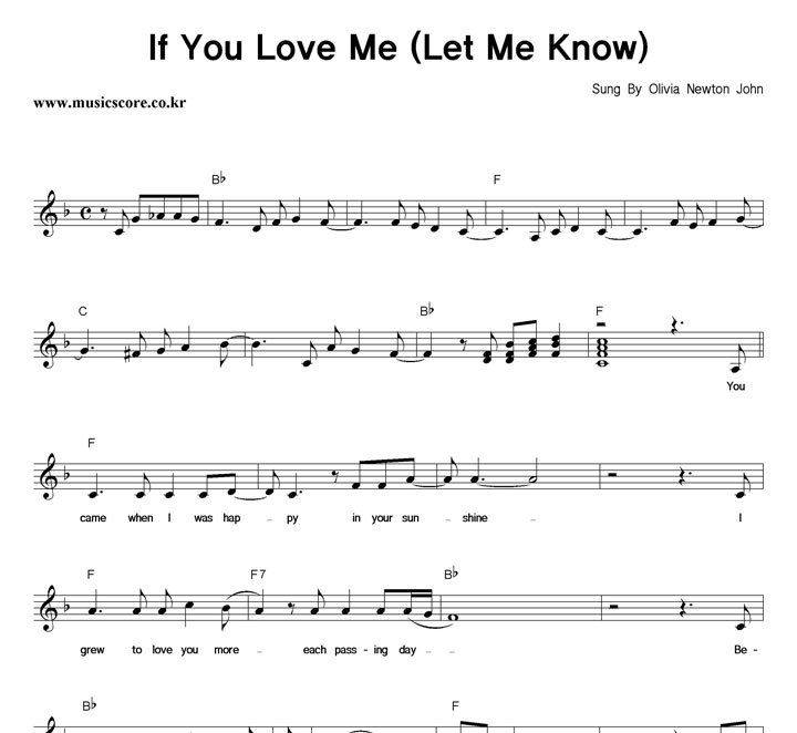 Olivia Newton John If You Love Me (Let Me Know) Ǻ