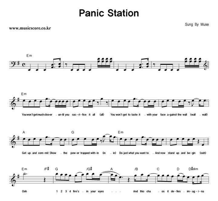 Muse Panic Station Ǻ