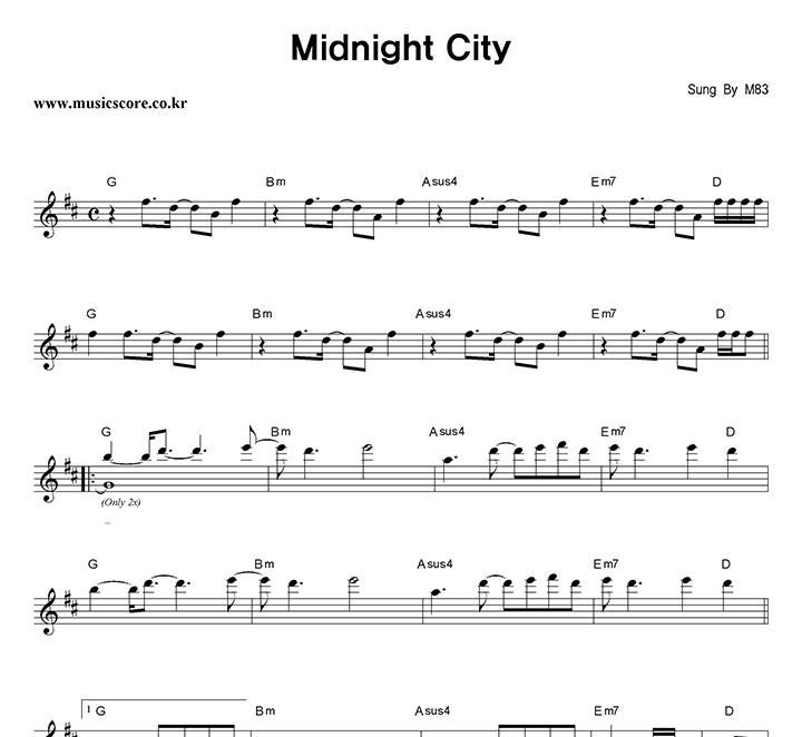 M83 Midnight City Ǻ