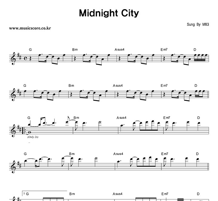 M83 Midnight City Ǻ