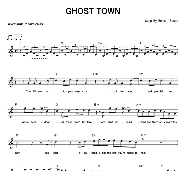 Benson Boone GHOST TOWN Ǻ