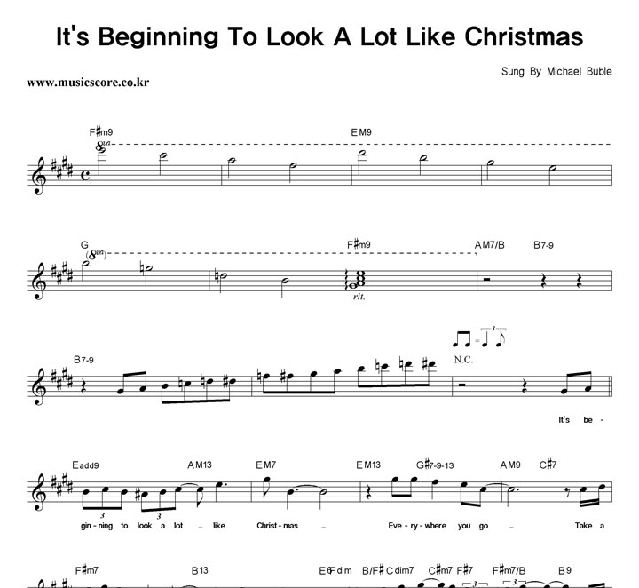 Michael Buble It's Beginning To Look A Lot Like Christmas Ǻ