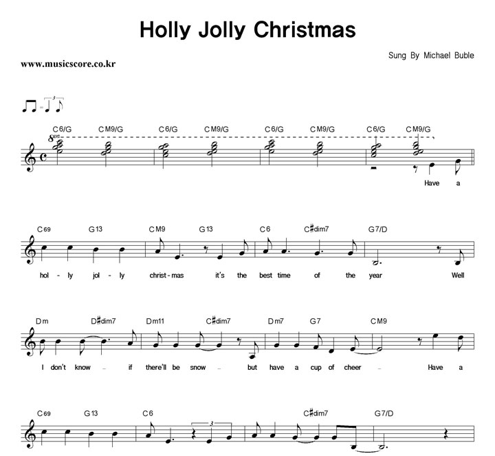 Michael Buble Holly Jolly Christmas Ǻ