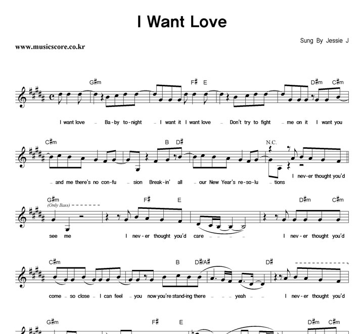 Jessie J I Want Love Ǻ