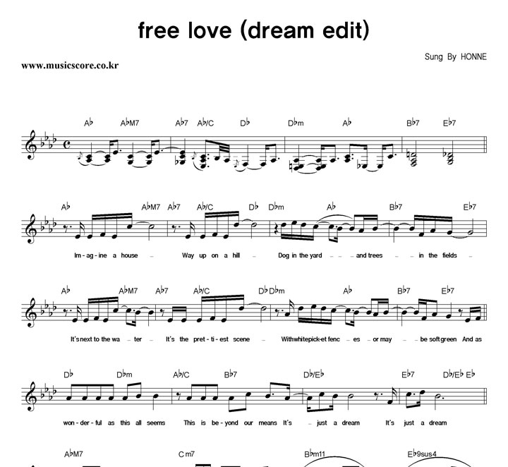 HONNE Free Love (Dream Edit) Ǻ