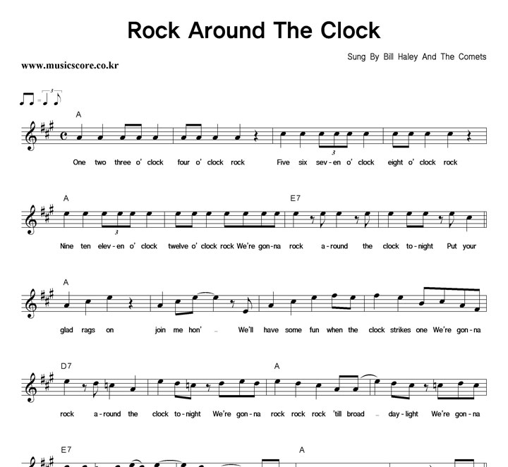 Bill Haley And The Comets Rock Around The Clock Ǻ