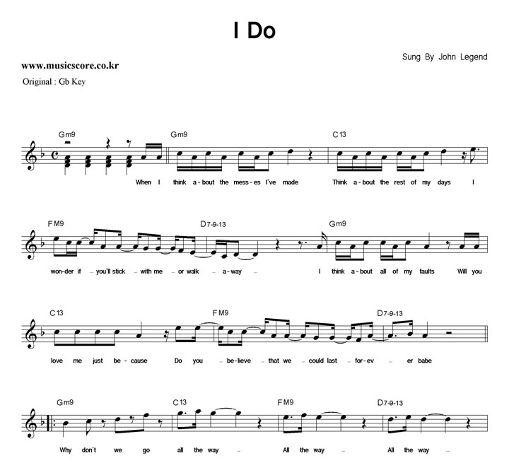 John Legend I Do  FŰ Ǻ