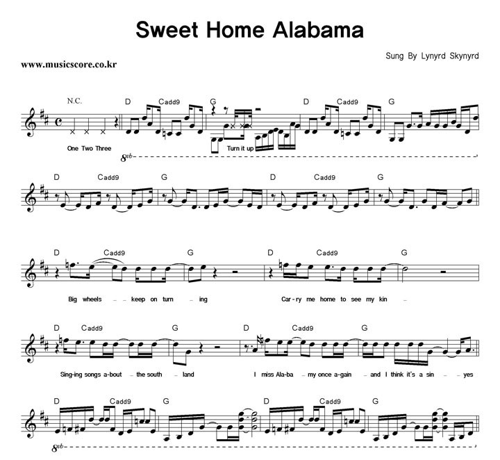 Lynyrd Skynyrd Sweet Home Alabama Ǻ